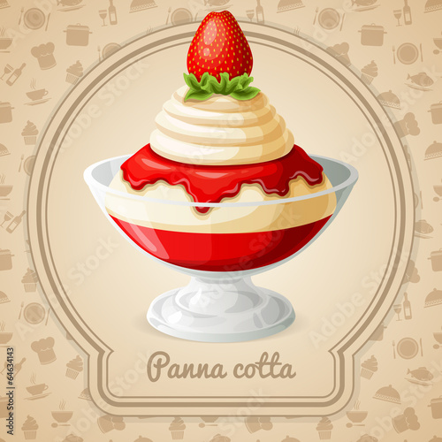 Panna cotta badge