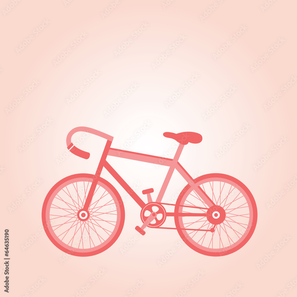 pink retro bicycle pink retro bicycle