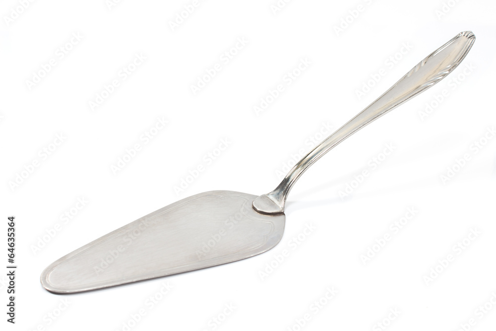 Fototapeta premium Spatula for cakes isolated on white