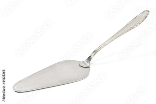 Spatula for cakes isolated on white