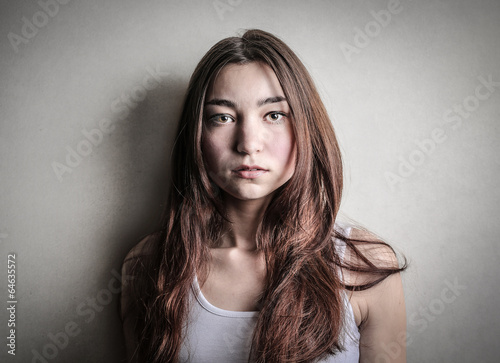 Принти на полотні portrait of girl