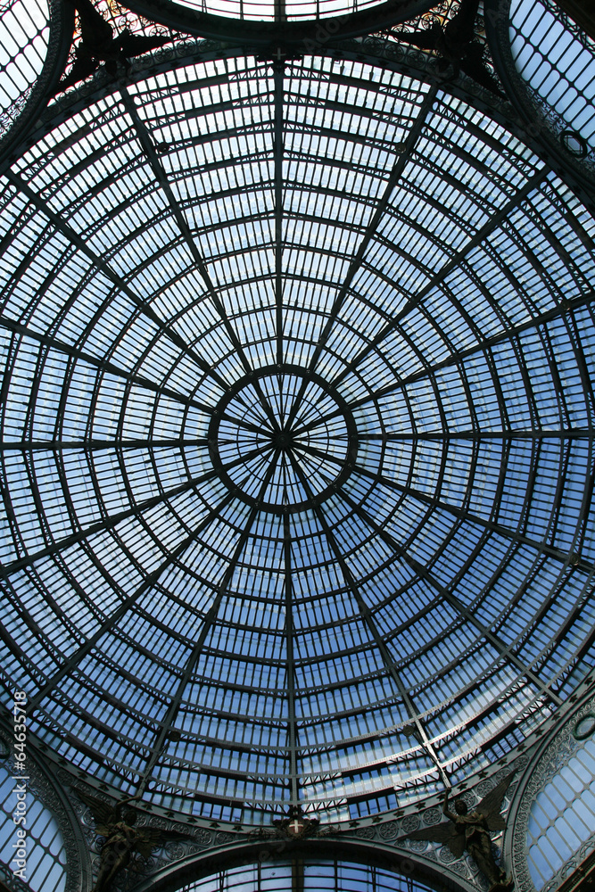 glass ceiling of the art nouveau umberto gallery