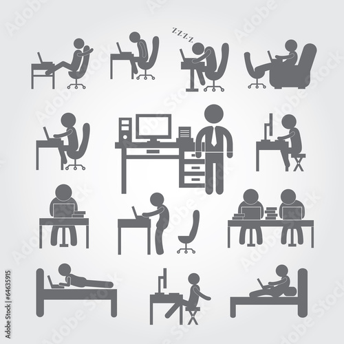  body human using computer