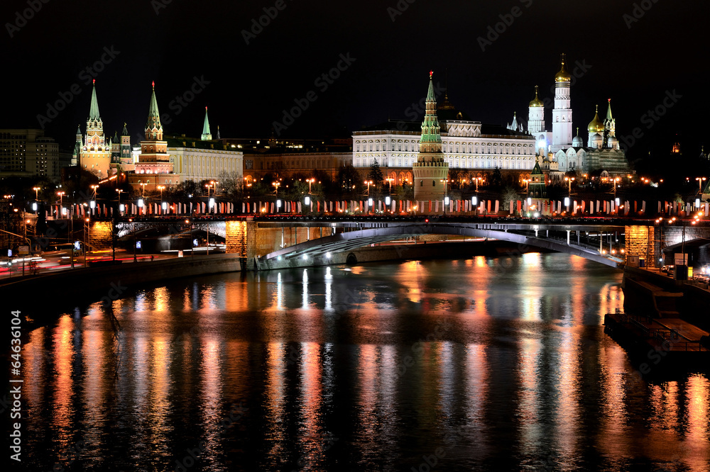 View from a Patriarshy Bridge, Moscow, Russia
