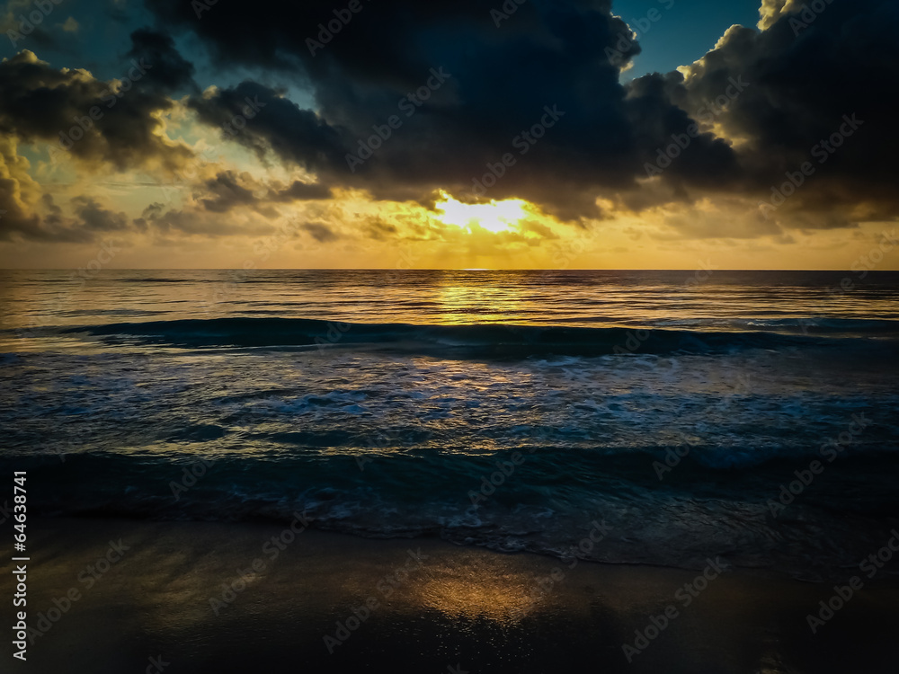 Sonnenuntergang in der Südsee