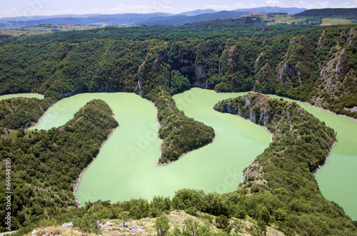 Canyon Uvac River, Serbia photo