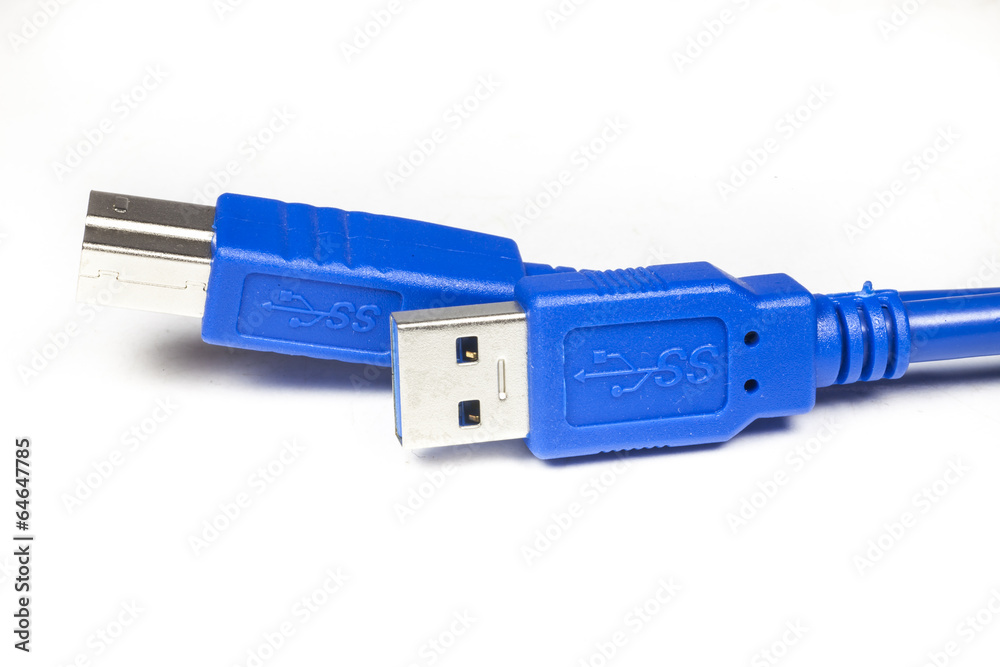 Blue USB cable Blue USB cable