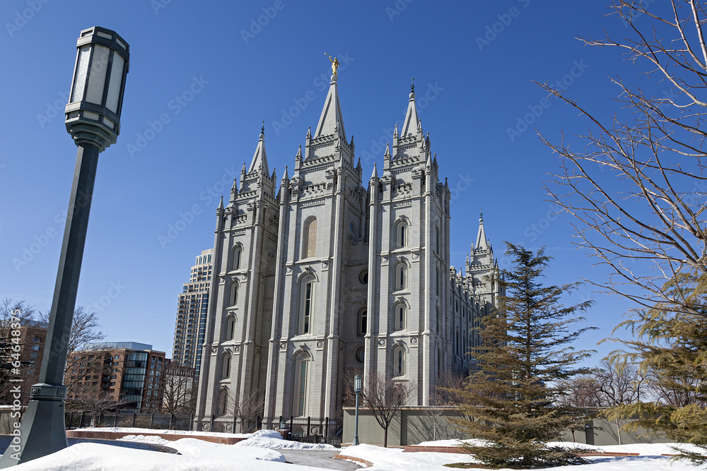 Naklejka premium The Salt Lake Temple in Utah