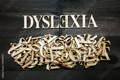 Dyslexia concept photo