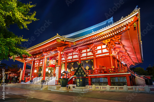 Main Hall at Sensoji Temple in Tokyo