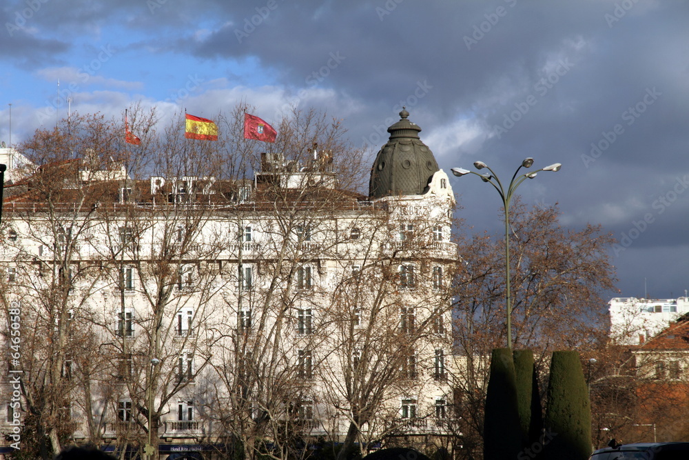 Obraz premium Ritz hotel, Madrid city, Spain