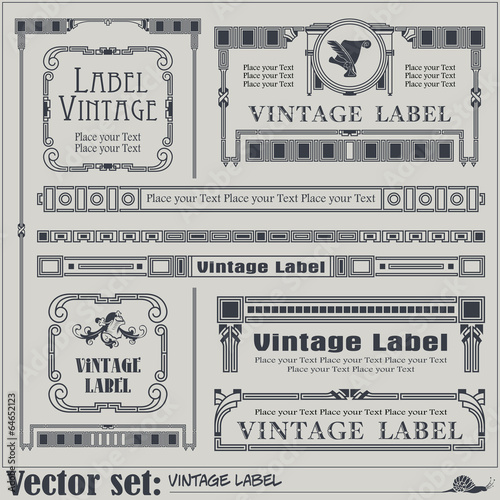 Border style labels on different topics
