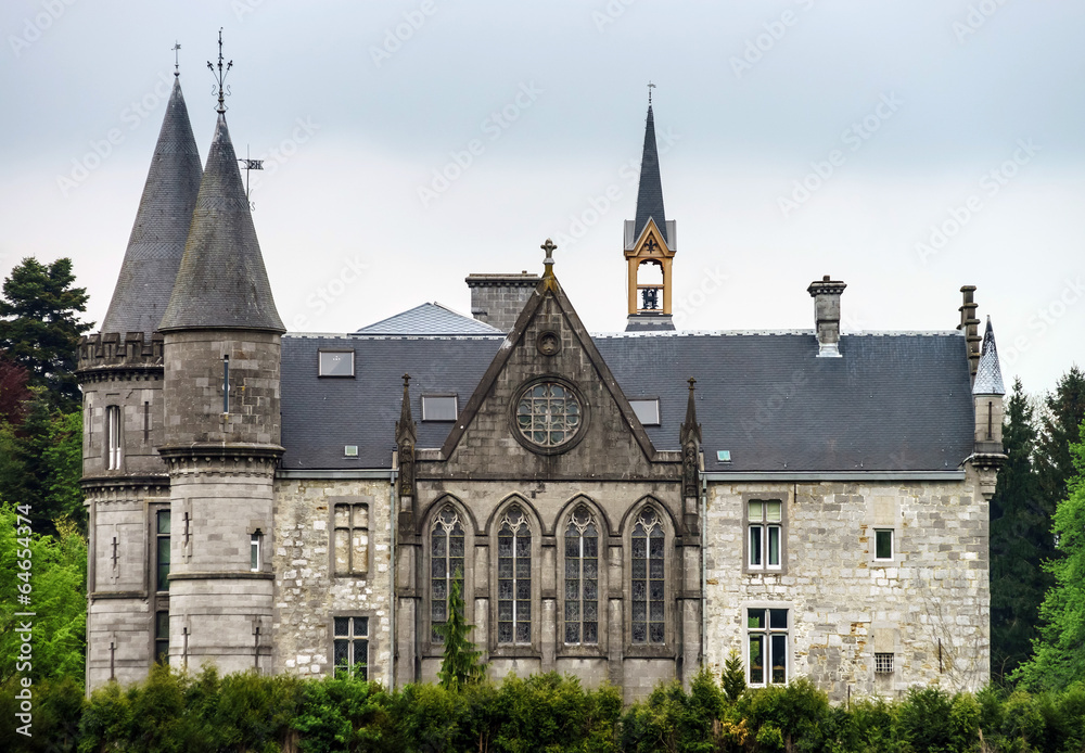 Naklejka premium Old medieval castle in countryside