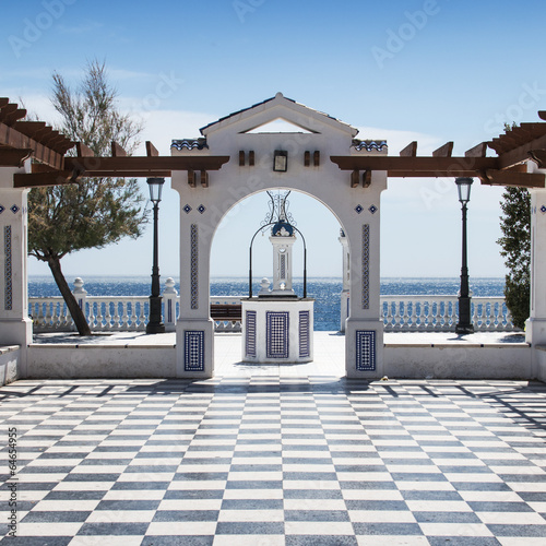 Balcony to the sea in Benidorm, Spain