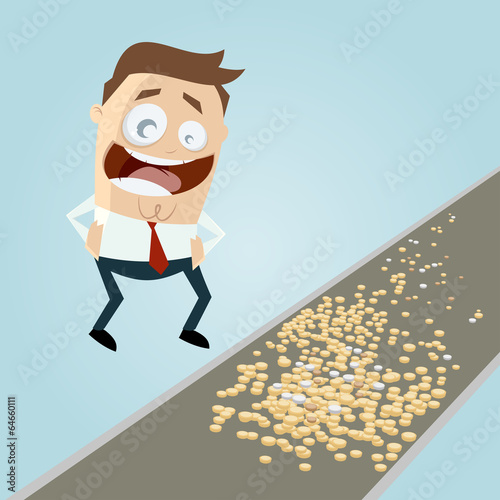 geld liegt auf der straße