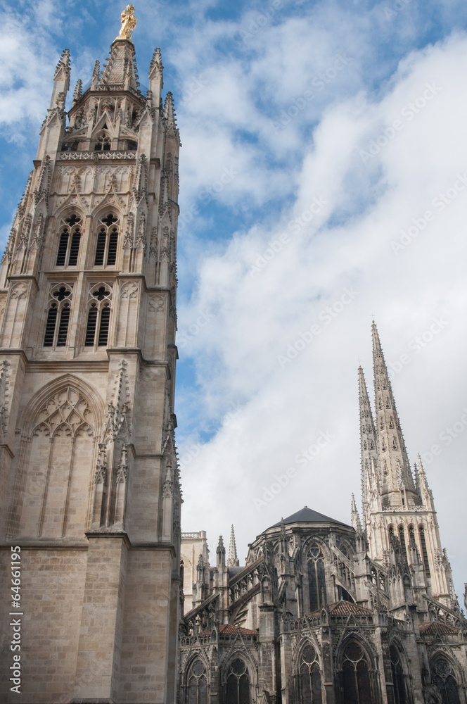 The Saint-Andre cathedral at Bordeaux, France