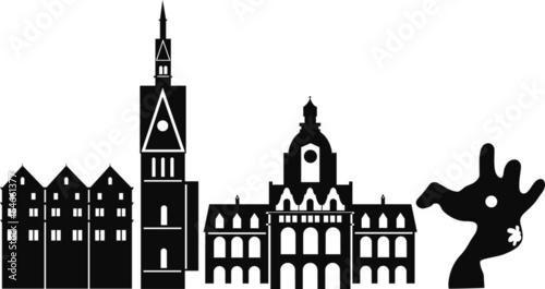 Hannover1_Deutschland_skyline_silhouette