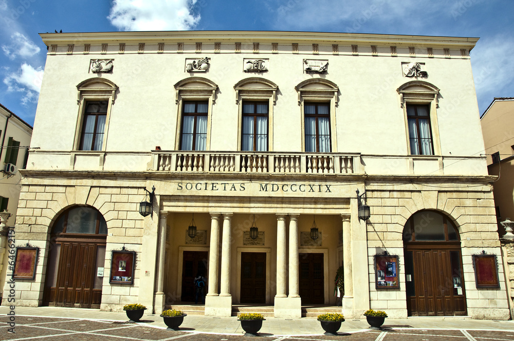 Naklejka premium Rovigo - Teatro sociale