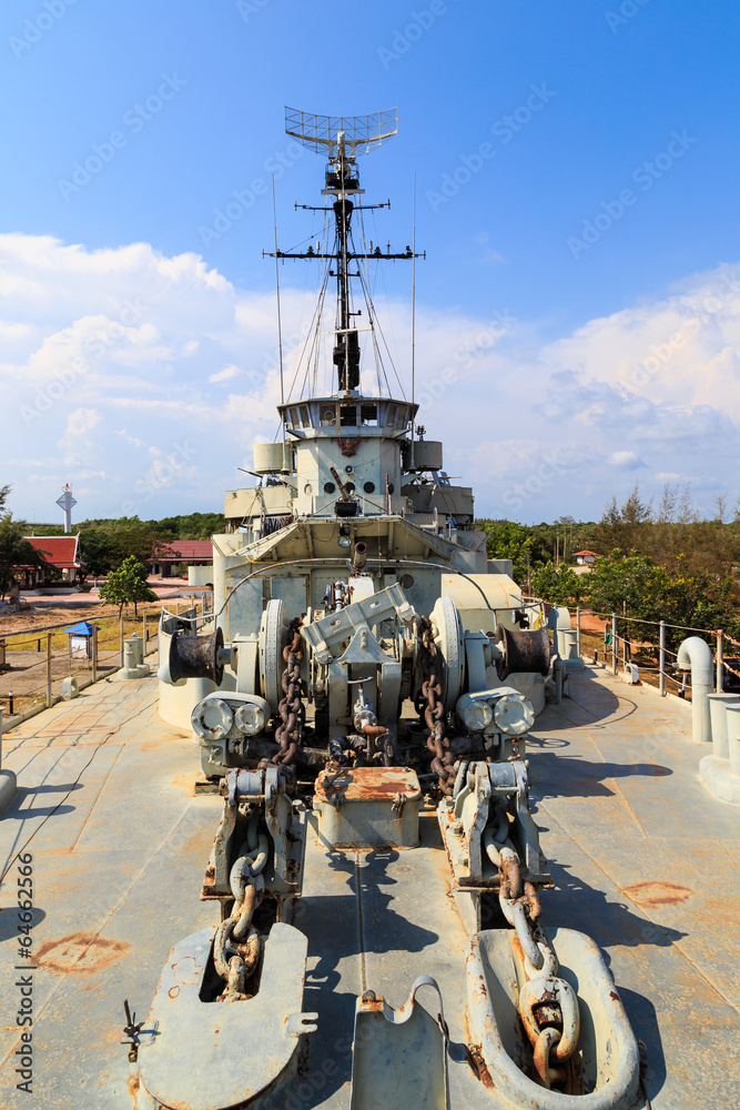 Fototapeta premium war ship radar