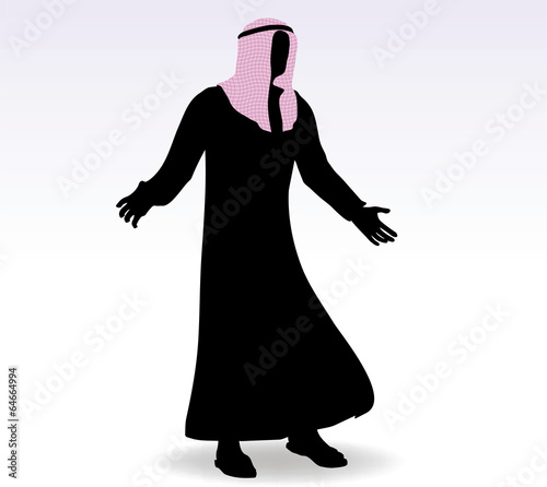 man in middle east style clothing