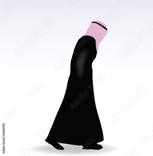 man in middle east style clothing