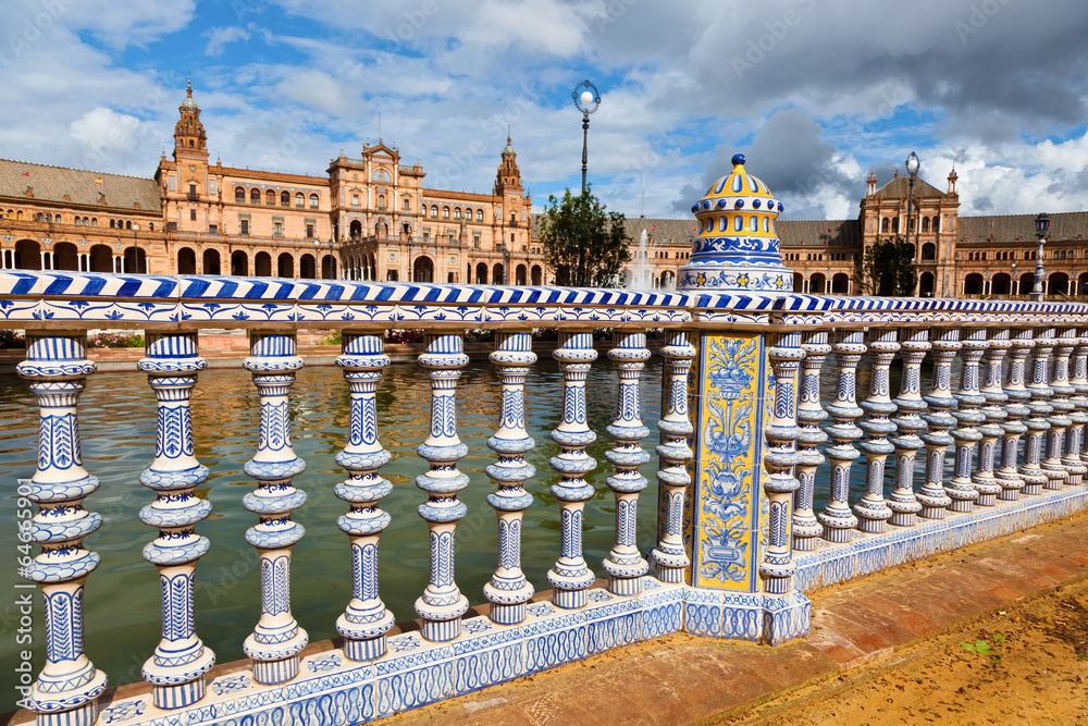 Obraz premium spain, seville, spanish pavilion