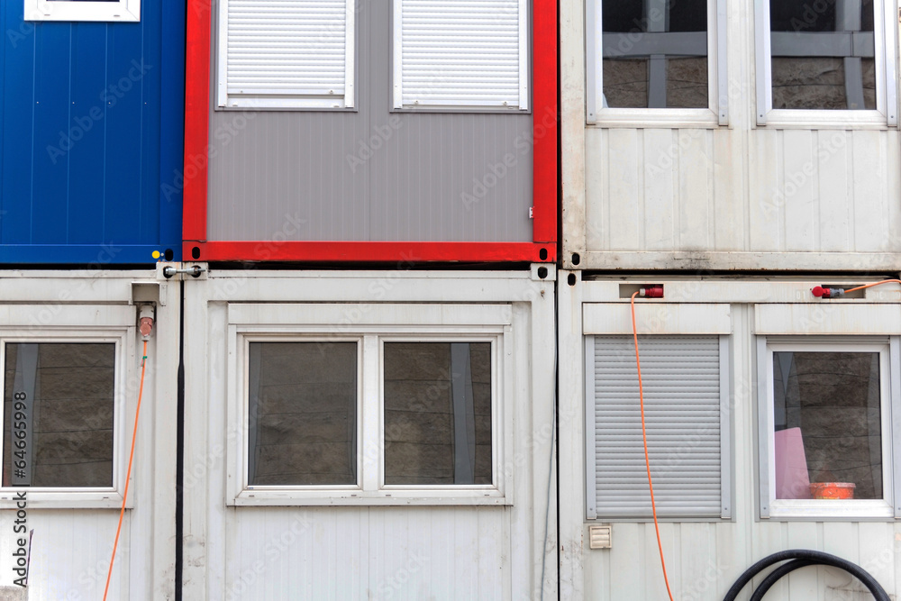 Fototapeta premium container on construction site