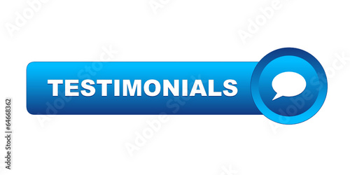 "TESTIMONIALS" Web Button (user satisfaction rating vote like)