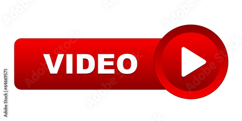 "VIDEO" Web Button (play watch live view launch icon symbol key)