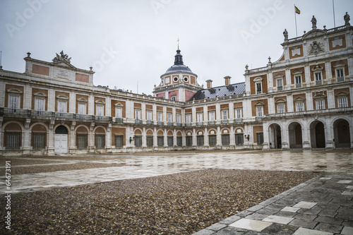 majestic palace of Aranjuez in Madrid, Spain