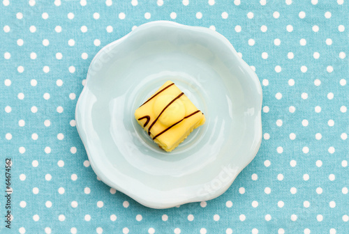 Slika na platnu French Fondant Fancies, a type of Petit Four