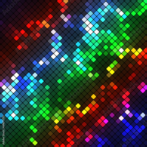 Abstract Geometrical Multicolored Background