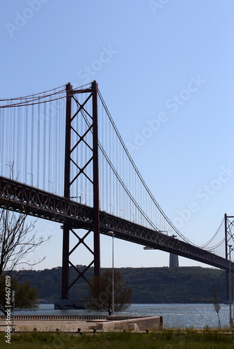 High bridge in the center of Lisboa