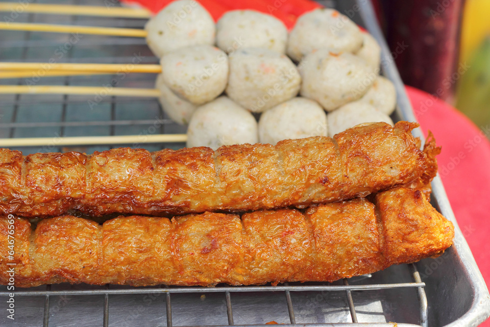 The fish sticks in the market The fish sticks in the market