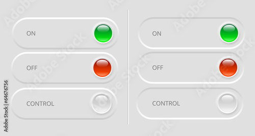 switch buttons with controls