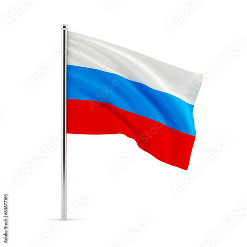 Free Download Russian flag isolated on white - GFXLoad