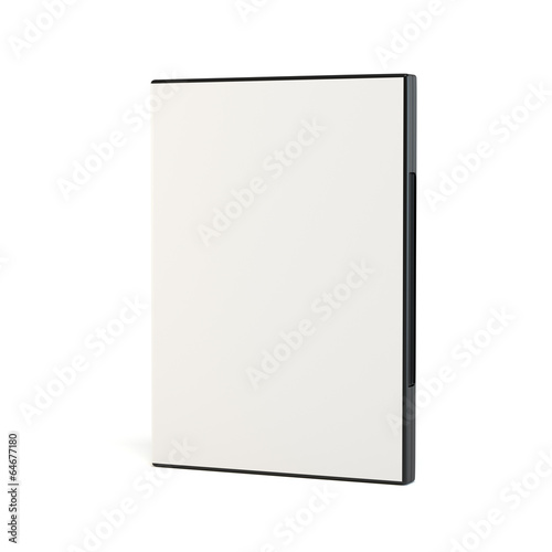 Photography DVD box isolated on white