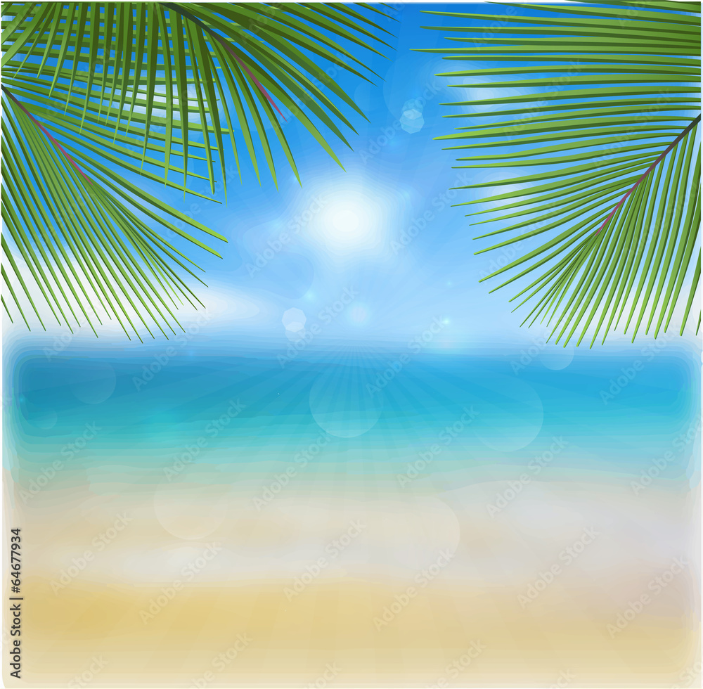 Summer Background - Illustration Summer Background - Illustration