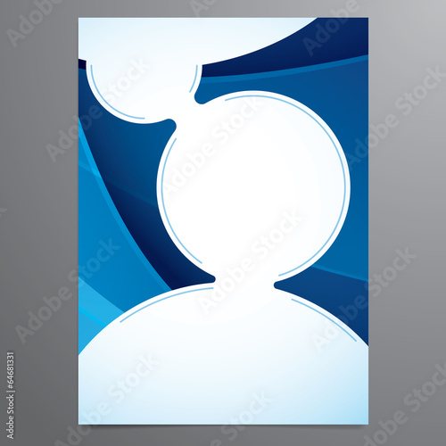 vector business flyer, brochure template
