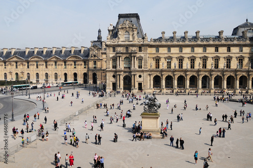 Fotografie, Obraz Louvre in Paris