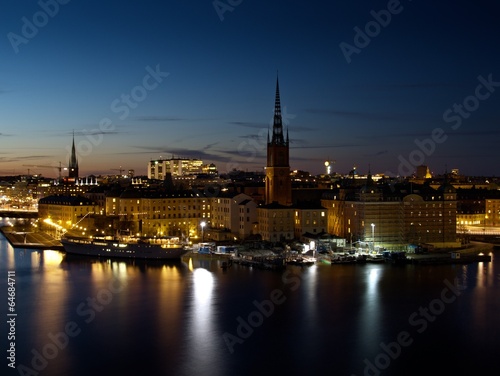 Gamla stan by night, Stockholm Sweden.