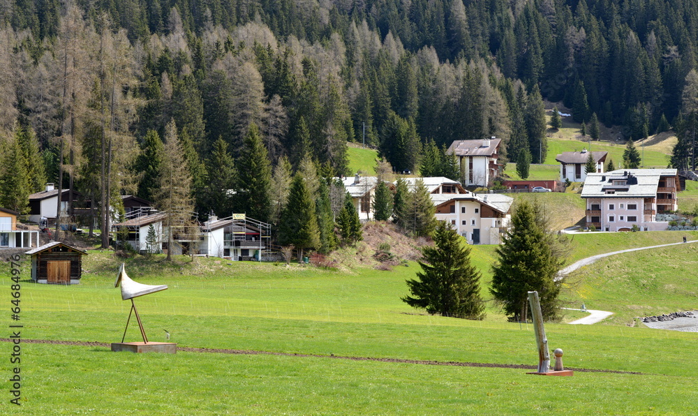 Fototapeta premium alpes...chalets