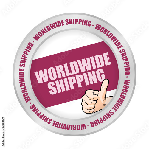 button 201305 worldwide shipping I