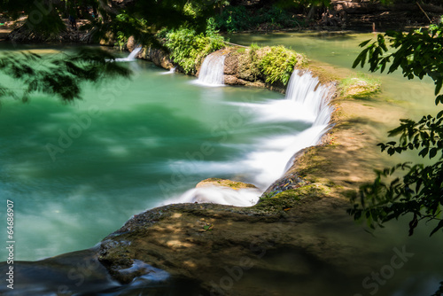 Waterfalll at Num Tok Chet Sao Noi National Park photo