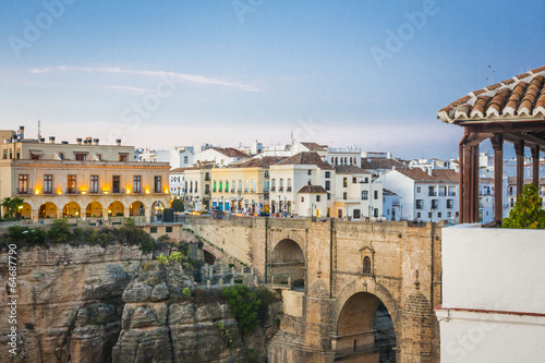 The village of Ronda in Andalusia, Spain.