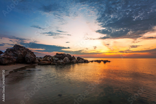 beach at sunset