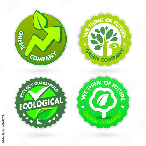 Bio - Ecology - Green icon set