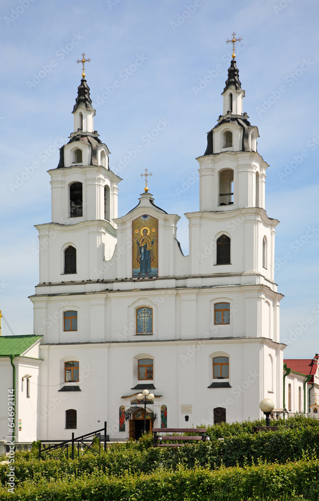 The Holy Spirit Cathedral in Minsk. Belarus