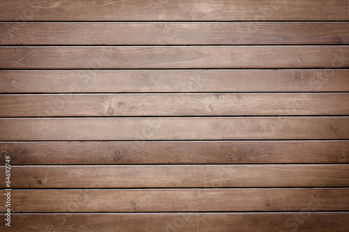 Fototapeta Naklejka Na Ścianę i Meble -  Big Brown wood plank wall texture background