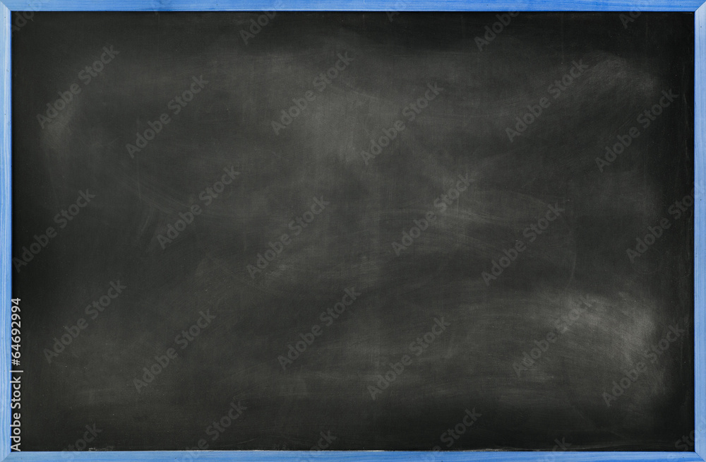 Textured Blackboard with Blue Border Textured Blackboard with Blue Border